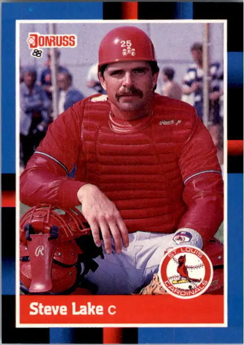 1988 Steve Lake Donruss Baseball Card #510 - Baseball Card Single