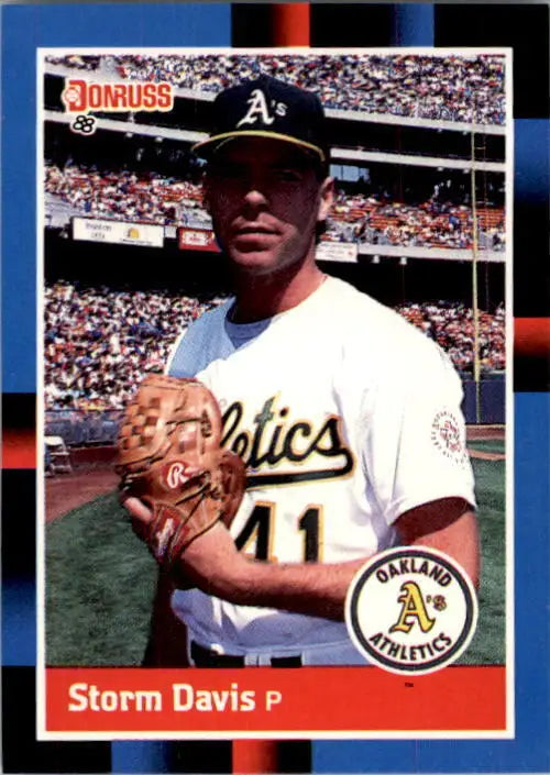 1988 Storm Davis Donruss Baseball Card #595 - Baseball Card Single