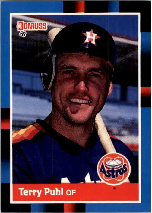 1988 Terry Puhl Donruss Baseball Card #533 - Baseball Card Single