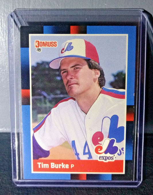1988 Tim Burke Donruss #98 Baseball Card - Baseball Card Single