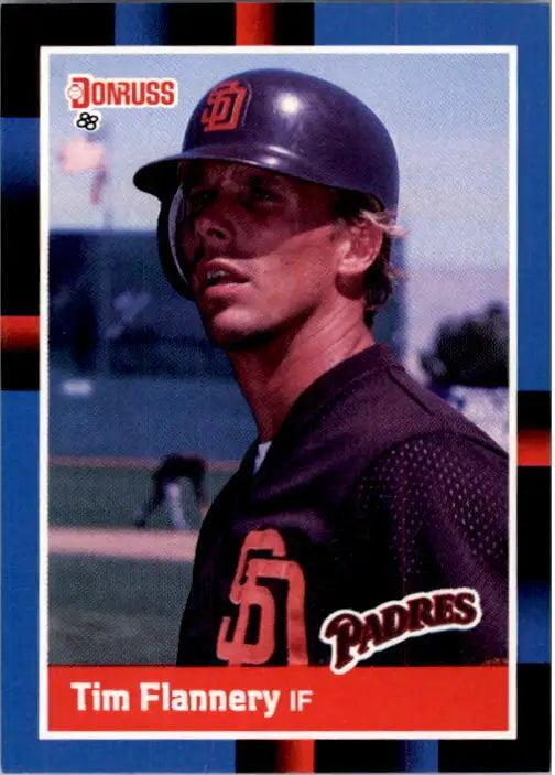 1988 Tim Flannery Donruss Baseball Card #328 - Baseball Card Single