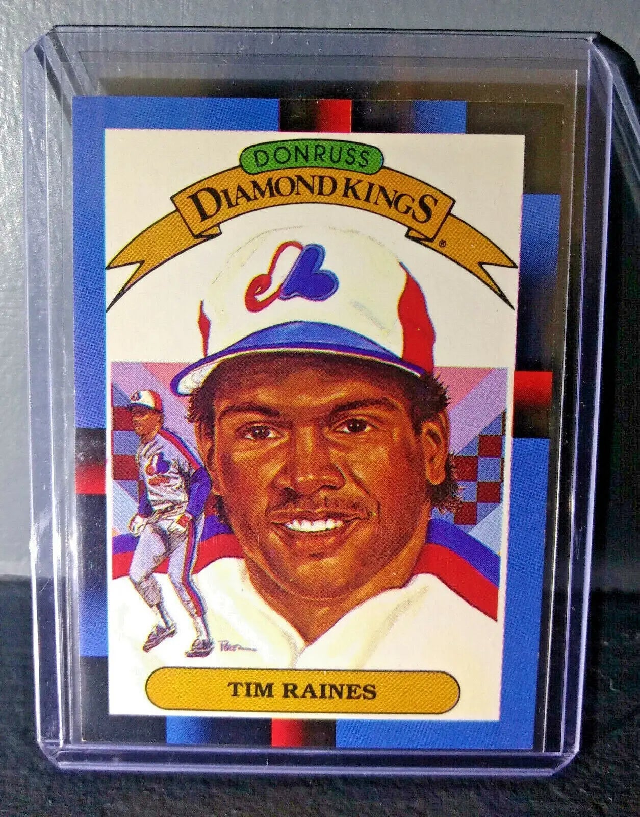 1988 Tim Raines Donruss Diamond Kings #2 Baseball Card - Baseball Card Single