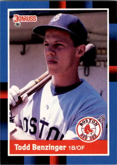 1988 Todd Benzinger Donruss Baseball Card #297 - Baseball Card Single