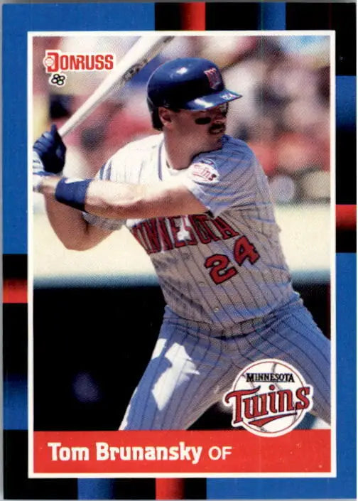 1988 Tom Brunansky Donruss Baseball Card #245