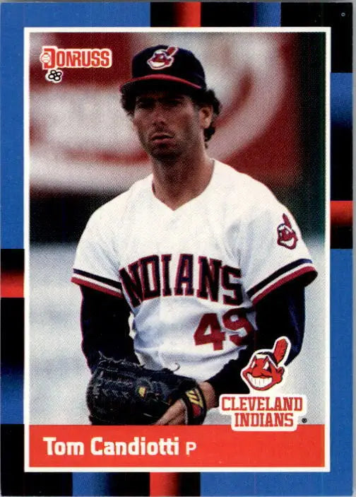 1988 Tom Candiotti Donruss Baseball Card #377 - Baseball Card Single