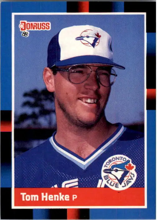 1988 Tom Henke Donruss Baseball Card #490 - Baseball Card Single