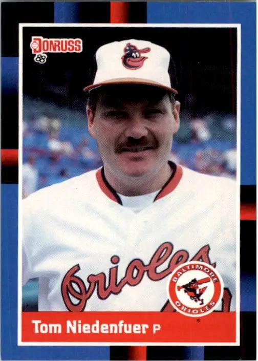 1988 Tom Niedenfuer Donruss Baseball Card #294 - Baseball Card Single