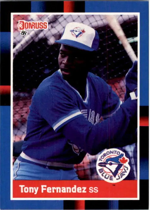 1988 Tony Fernandez Donruss Baseball Card #319 - Baseball Card Single
