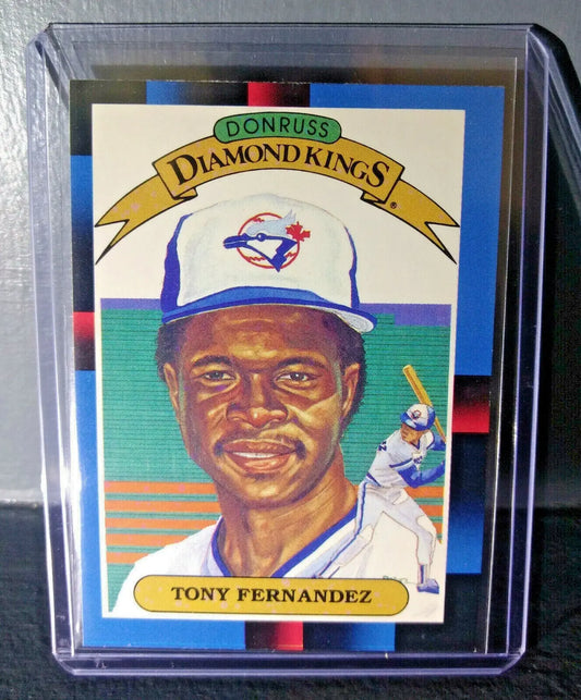 1988 Tony Fernandez Donruss Diamond Kings #12 Baseball Card - Baseball Card Single