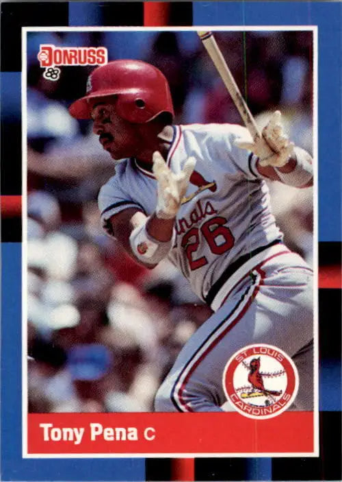1988 Tony Pena Donruss Baseball Card #170 - Baseball Card Single