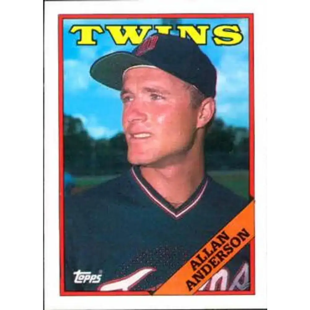 1988 Topps #101 Allan Anderson NM-MT Minnesota Twins Baseball Card