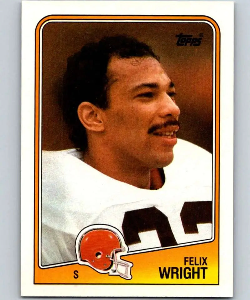 1988 Topps #101 Felix Wright EX Excellent RC Rookie Cleveland Browns Football Card - Football Card Single