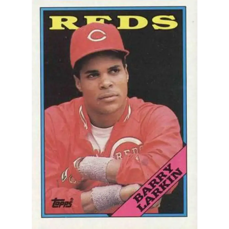1988 Topps #102 Barry Larkin NM-MT Cincinnati Reds Baseball Card - Baseball Card Single