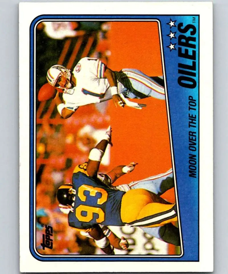 1988 Topps #102 Warren Moon EX Excellent Houston Oilers Football Card - Football Card Single