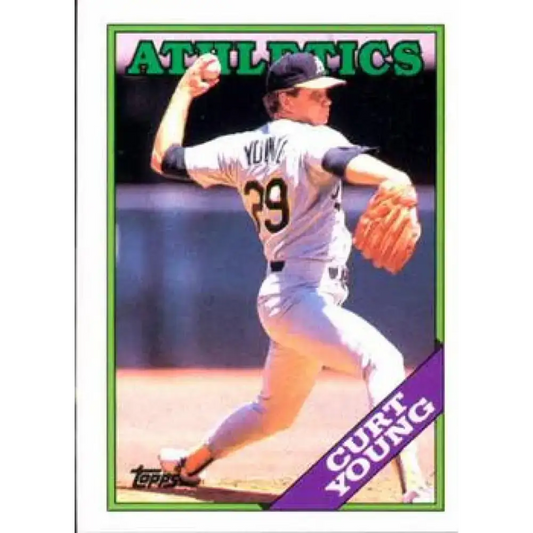 1988 Topps #103 Curt Young NM-MT Oakland Athletics Baseball Card