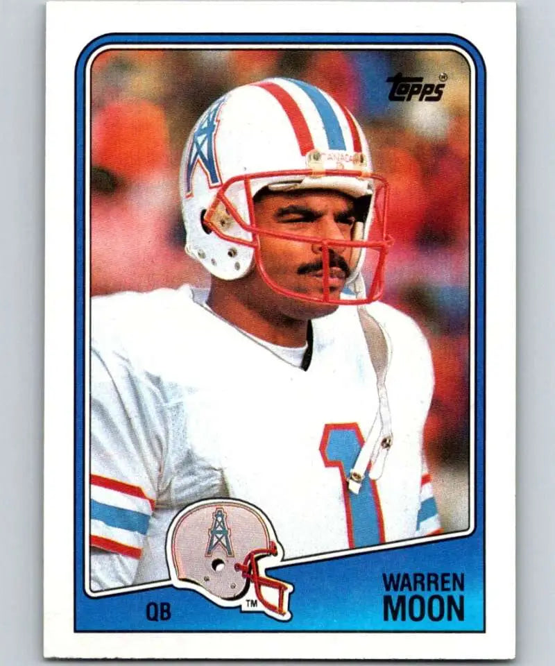 1988 Topps #103 Warren Moon EX Excellent Houston Oilers Football Card