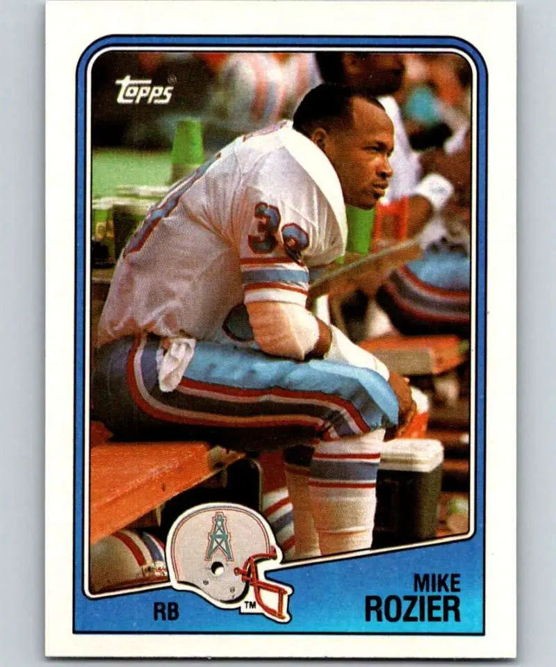 1988 Topps #104 Mike Rozier EX Excellent Houston Oilers Football Card - Football Card Single