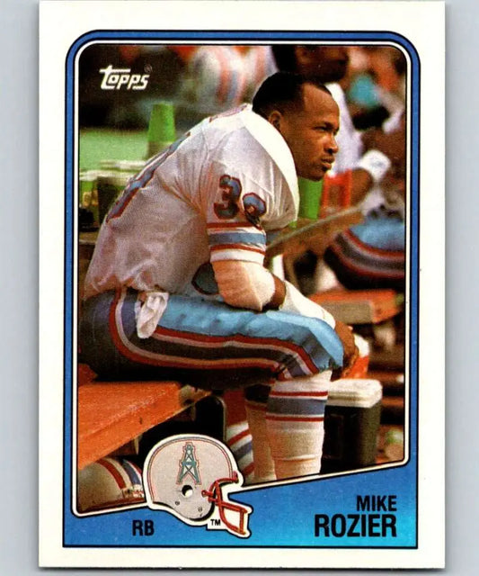 1988 Topps #104 Mike Rozier EX Excellent Houston Oilers Football Card - Football Card Single