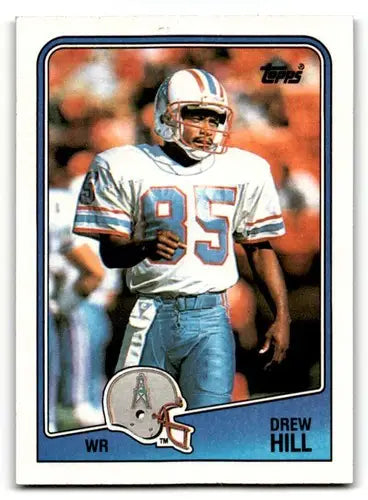 1988 Topps #106 Drew Hill Houston Oilers Football Cards EX/NM ID:62455 - Football Card Single