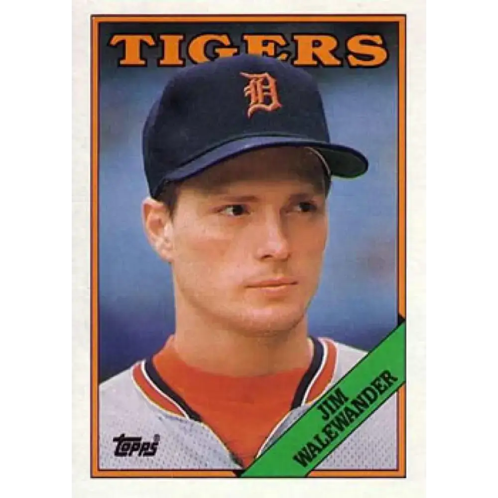 1988 Topps #106 Jim Walewander NM-MT Detroit Tigers Baseball Card - Baseball Card Single