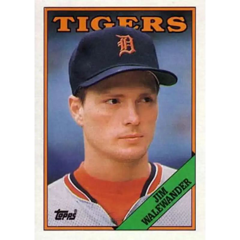 1988 Topps #106 Jim Walewander NM-MT Detroit Tigers Baseball Card - Baseball Card Single