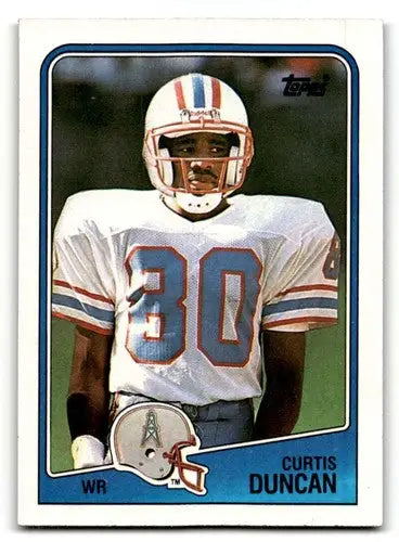 1988 Topps #108 Curtis Duncan Houston Oilers Football Cards EX/NM ID:62457 - Football Card Single