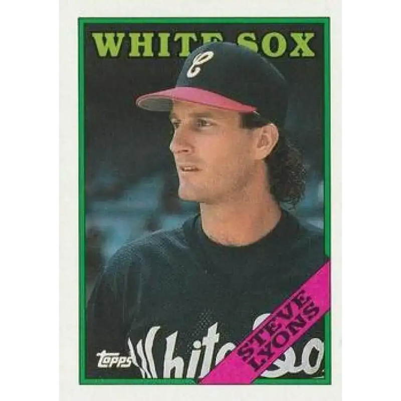 1988 Topps #108 Steve Lyons NM-MT Chicago White Sox Baseball Card - Baseball Card Single