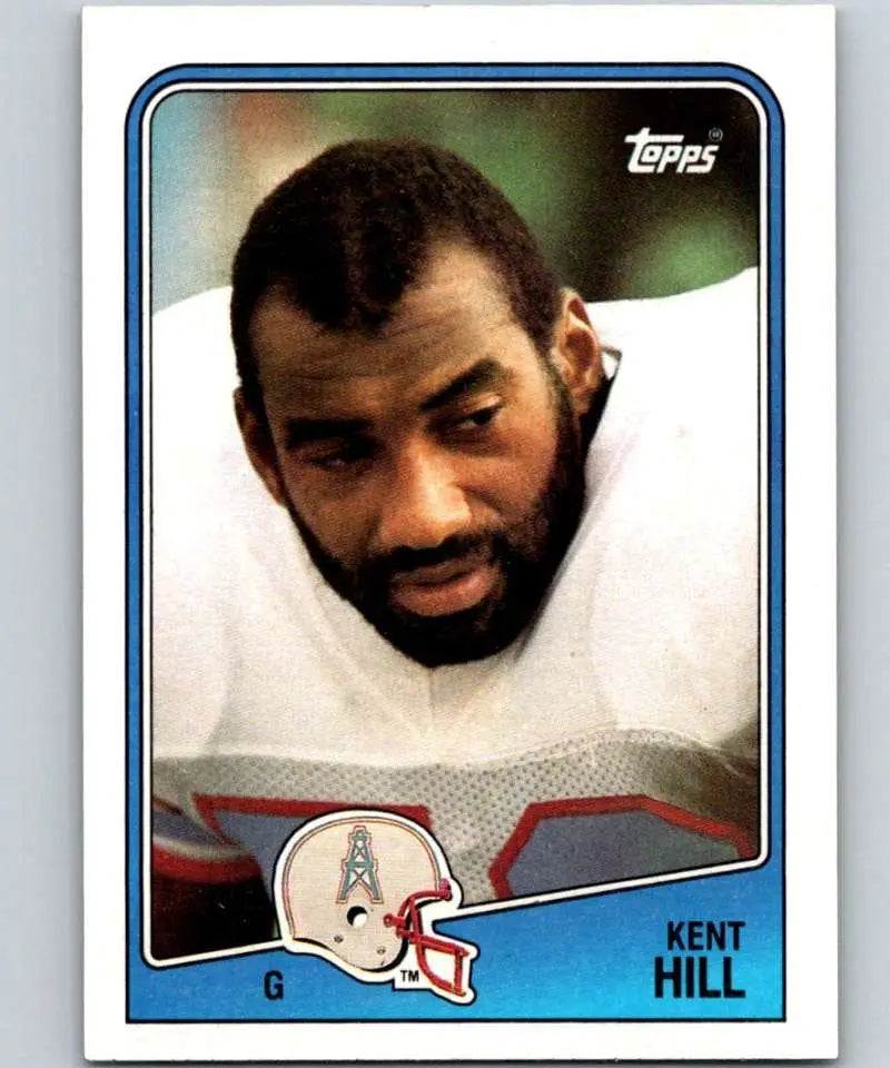 1988 Topps #111 Kent Hill EX Excellent Houston Oilers Football Card - Football Card Single
