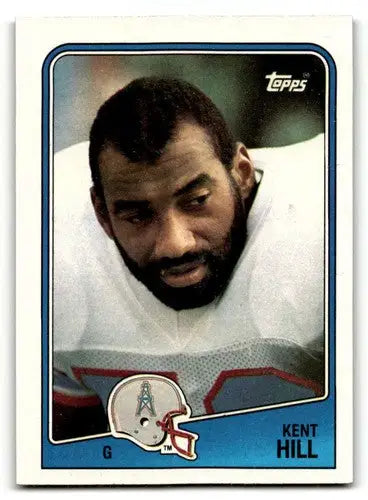 1988 Topps #111 Kent Hill Houston Oilers Football Cards EX/NM ID:62460 - Football Card Single