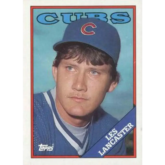 1988 Topps #112 Les Lancaster NM-MT RC Rookie Chicago Cubs Baseball Card