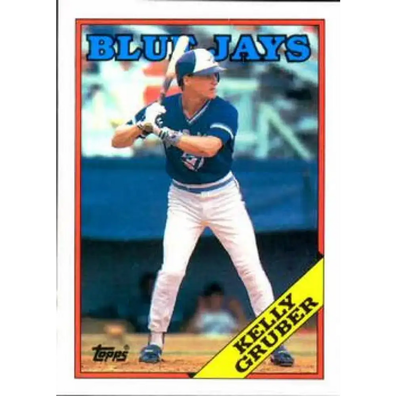 1988 Topps #113 Kelly Gruber NM-MT Toronto Blue Jays Baseball Card - Baseball Card Single