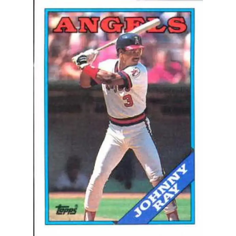 1988 Topps #115 Johnny Ray NM-MT California Angels Baseball Card - Baseball Card Single