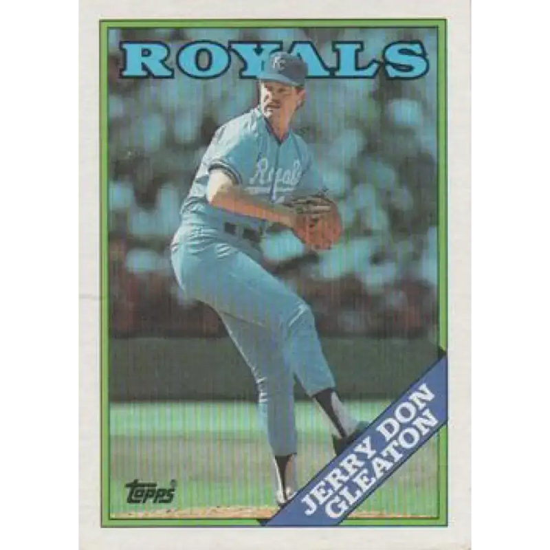 1988 Topps #116 Jerry Don Gleaton NM-MT Kansas City Royals Baseball Card - Baseball Card Single