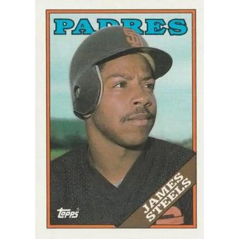 1988 Topps #117 Jim Steels NM-MT San Diego Padres Baseball Card - Baseball Card Single