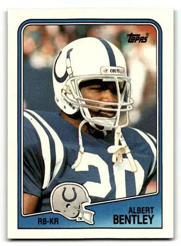 1988 Topps #119 Albert Bentley Indianapolis Colts Football Cards EX/ ID:62468 - Football Card Single
