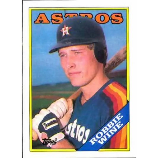 1988 Topps #119 Robbie Wine NM-MT Houston Astros Baseball Card