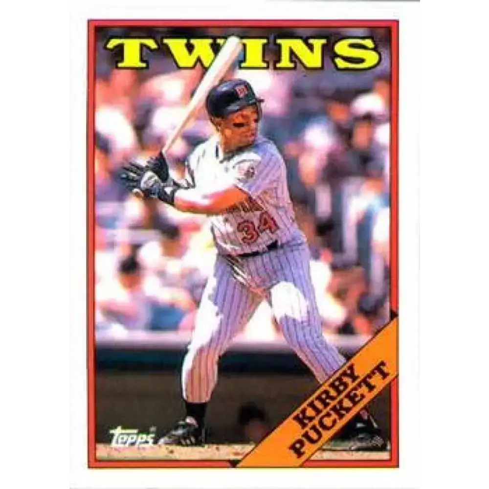 1988 Topps #120 Kirby Puckett NM-MT Minnesota Twins Baseball Card - Baseball Card Single