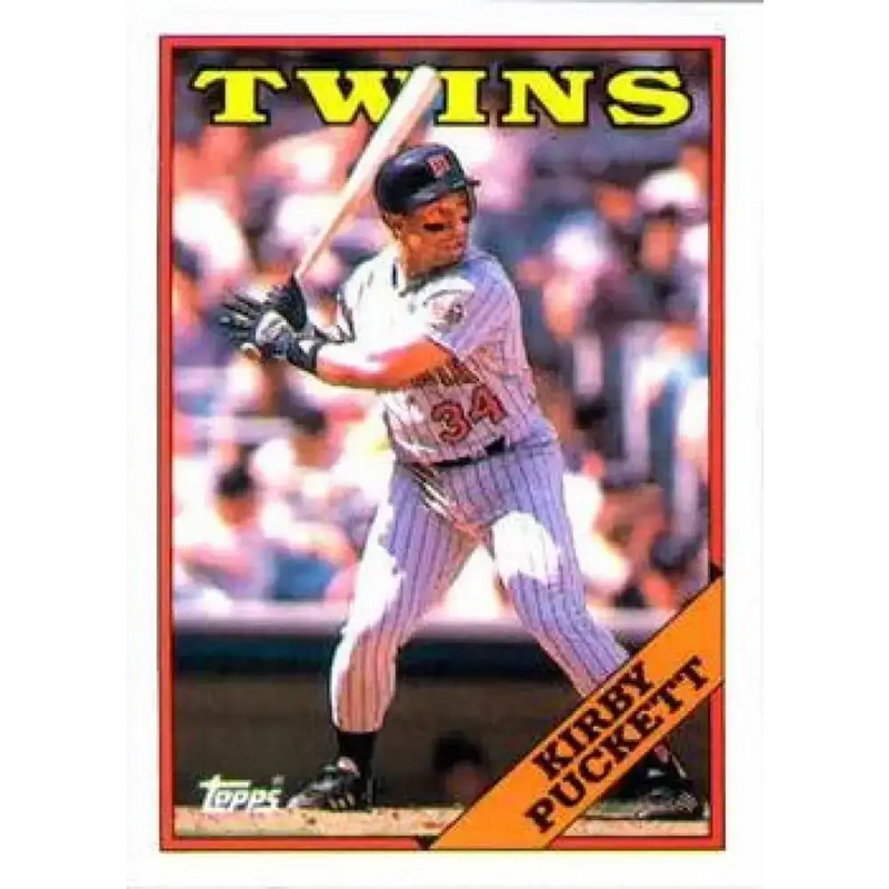 1988 Topps #120 Kirby Puckett NM-MT Minnesota Twins Baseball Card - Baseball Card Single