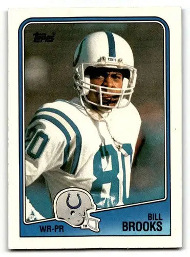1988 Topps #121 Bill Brooks Indianapolis Colts Football Cards EX/NM ID:62470 - Football Card Single