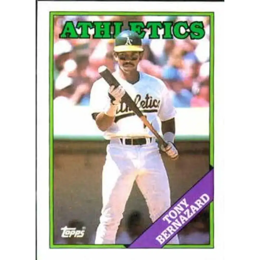 1988 Topps #122 Tony Bernazard NM-MT Oakland Athletics Baseball Card