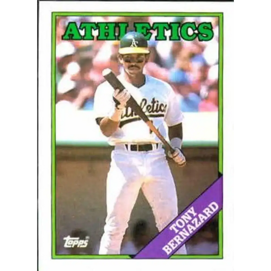 1988 Topps #122 Tony Bernazard NM-MT Oakland Athletics Baseball Card