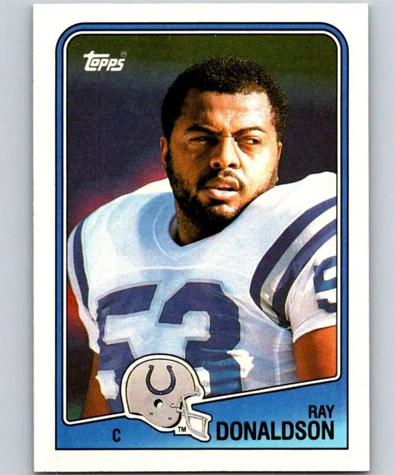 1988 Topps #124 Ray Donaldson EX Excellent Indianapolis Colts Football Card - Football Card Single