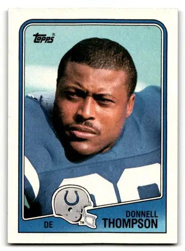 1988 Topps #126 Donnell Thompson Indianapolis Colts Football Cards E ID:62475 - Football Card Single