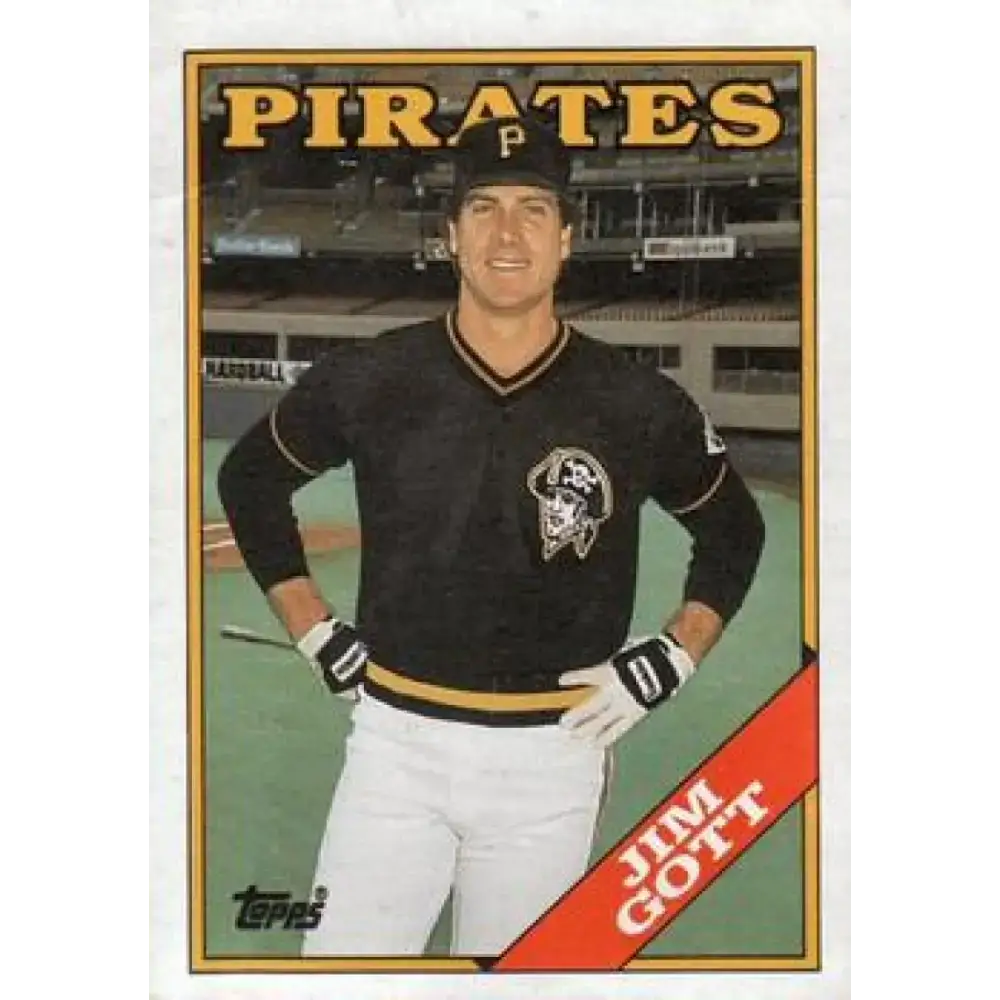 1988 Topps #127 Jim Gott NM-MT Pittsburgh Pirates Baseball Card - Baseball Card Single