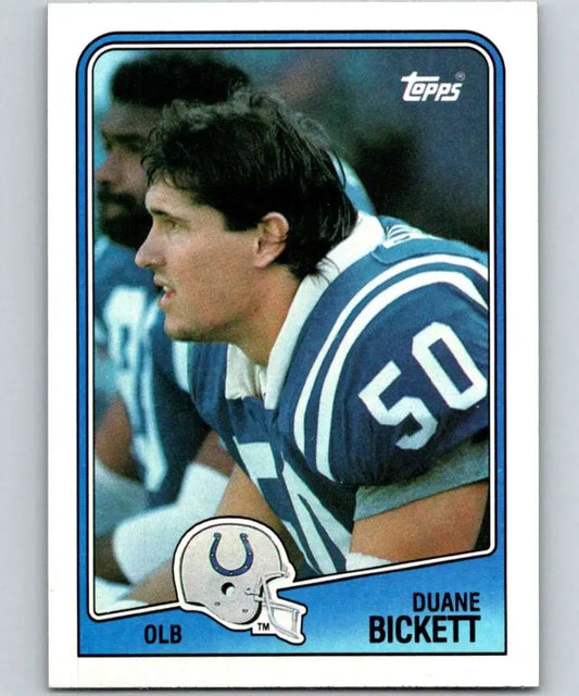 1988 Topps #128 Duane Bickett EX Excellent Indianapolis Colts Football Card
