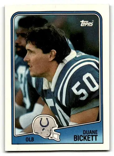 1988 Topps #128 Duane Bickett Indianapolis Colts Football Cards EX/N ID:62477 - Football Card Single