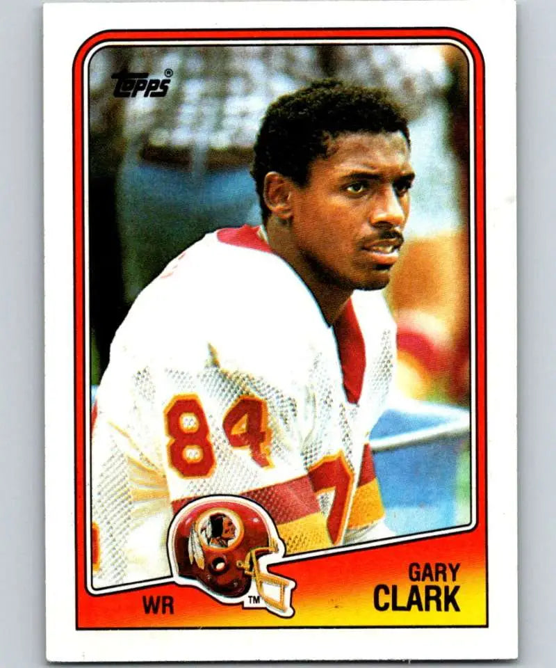 1988 Topps #13 Gary Clark EX Excellent Washington Redskins Football Card - Football Card Single