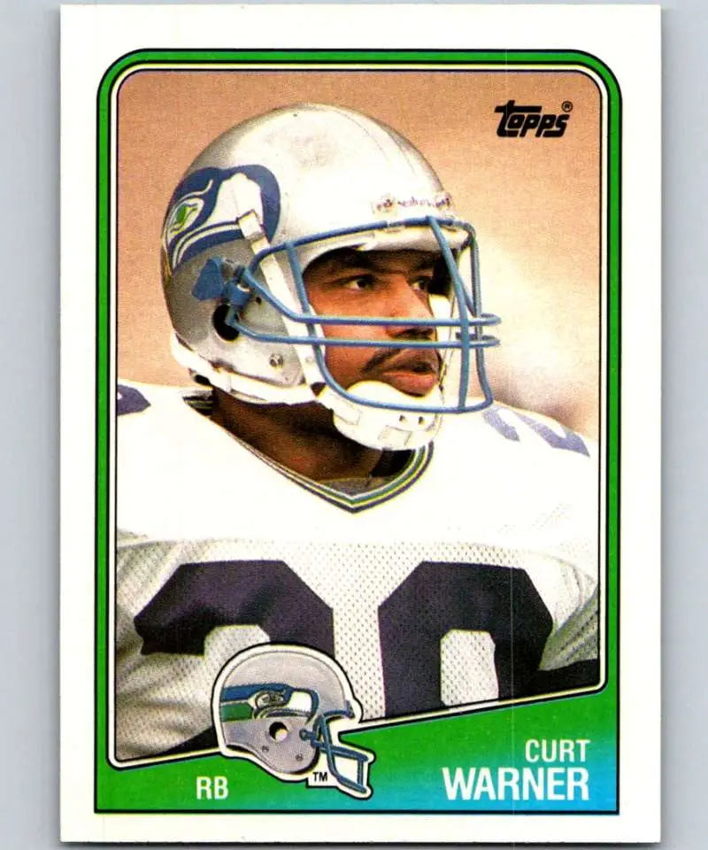 1988 Topps #132 Curt Warner EX Excellent Seattle Seahawks Football Card - Football Card Single