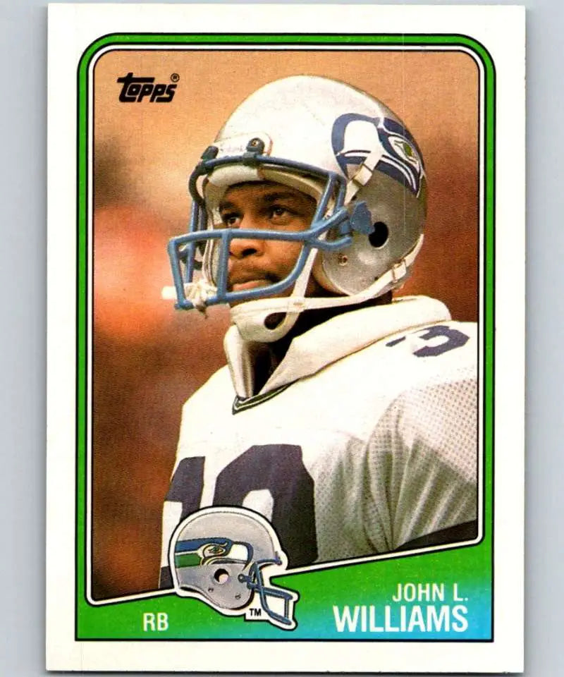 1988 Topps #133 John Williams EX Excellent Seattle Seahawks Football Card - Football Card Single