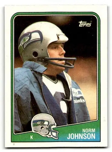 1988 Topps #137 Norm Johnson Seattle Seahawks Football Cards EX/NM ID:62486 - Football Card Single